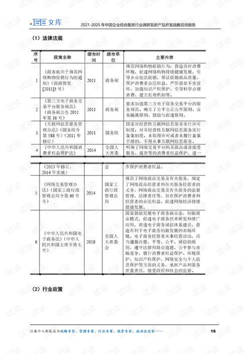 2021-2025年中國企業(yè)綜合服務行業(yè)調(diào)研與中小企業(yè)咨詢服務新產(chǎn)品開發(fā)戰(zhàn)略